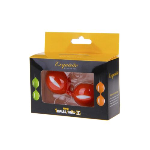 Жіночі кульки Кегеля овальної форми з рельєфною поверхнею EXQUISITE