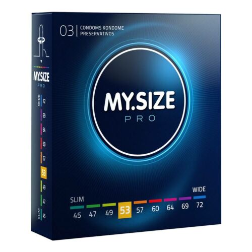Веганські презервативи MY.SIZE pro 53мм - 3шт