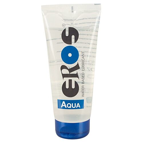 Великий тюбик вагінальної інтимної змазки на водній основі Eros Aqua