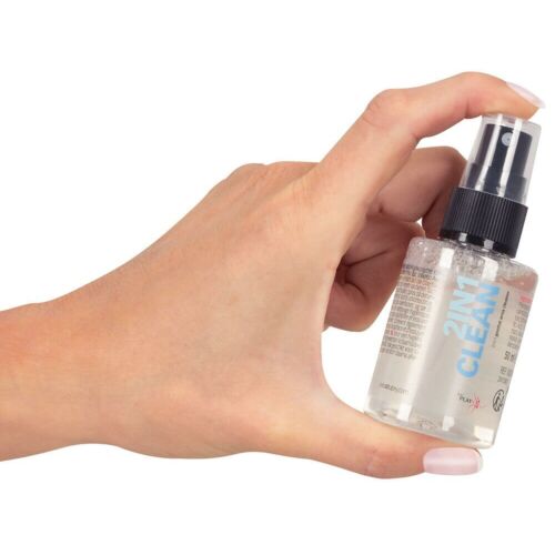 Очищувач інтимних іграшок без спирту, швидке висихання, 50 мл 2-в-1 Just Play