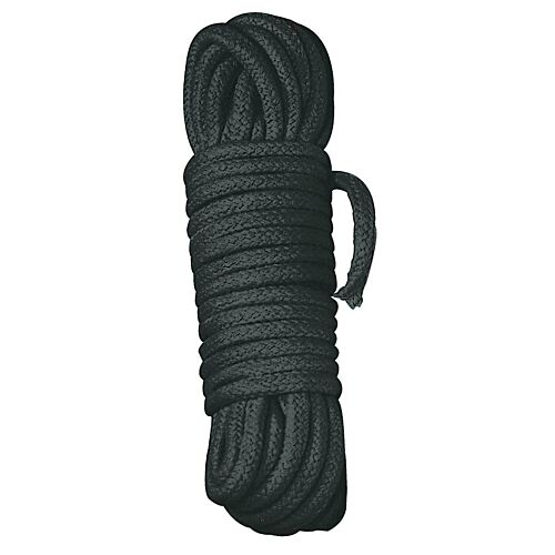 Чорна мотузка для зв'язування 7м