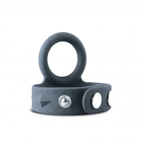 Ерекційне кільце Boners з ремінцем для мошонки Boners Cock & Ball Strap S/M