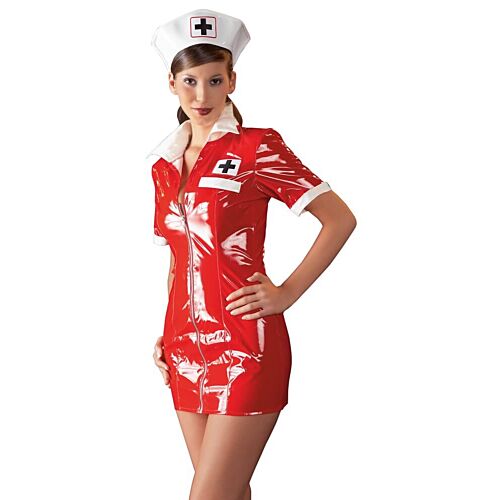 Лаковий костюм медсестра
