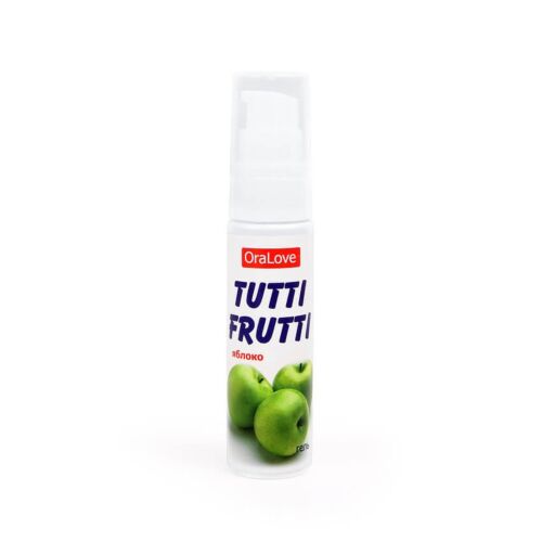 Оральна змазка зі смаком яблука TUTTI-FRUTTI 30г