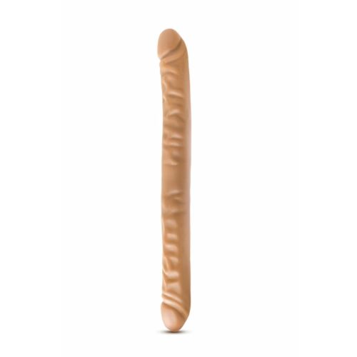 Подвійний фалоімітатор DR SKIN 18inch MOCHA