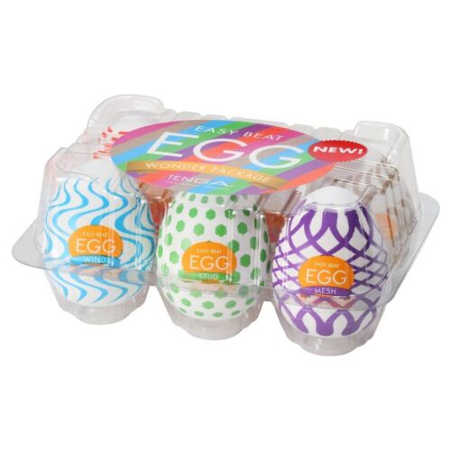Чоловічі мастурбатори яйця Тенга в наборі 6 шт  Egg