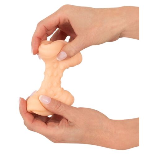 Ніжна вагіна або кільце-стопер для пеніса чи яєчок 4in1
