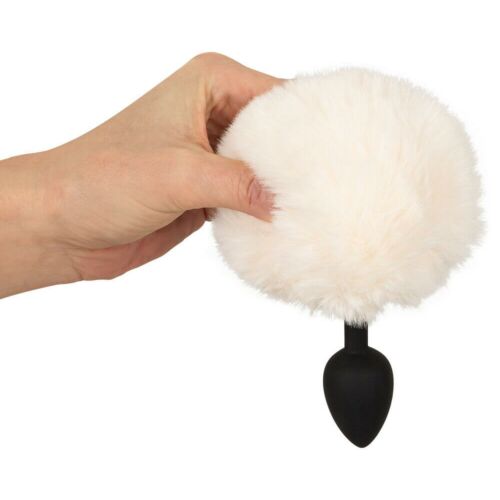 Анальна пробка з хвостиком кролика Fluffy Tail