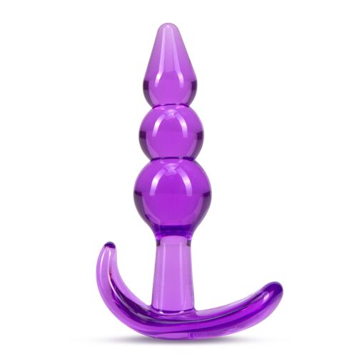 T331511 Анальний плаг B YOURS TRIPLE BEAD ANAL PLUG PURPLE
