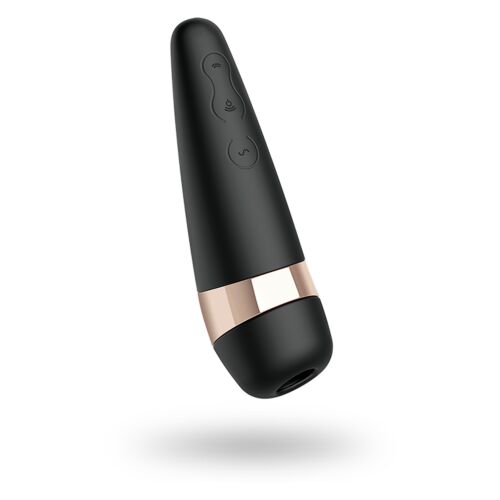Вакуумний кліторальний стимулятор SATISFYER PRO 3 + чорний
