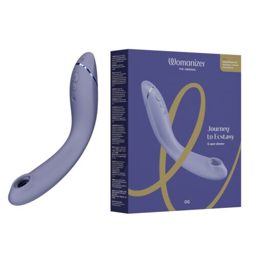Вібратор для точки G c вакуумною стимуляцією Womanizer OG Lilac