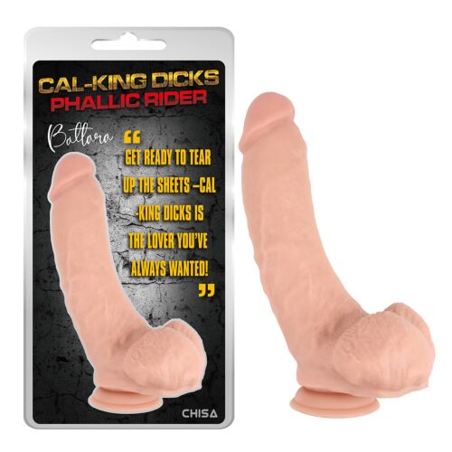 Фалоімітатор Гігант Chisa Cal-king Dicks Phallic Rider 6.8 на присосці, бежевий