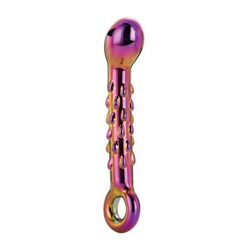 Dt21833 скляний фалоімітатор Dream Toys GLAMOUR GLASS RIBBED G-SPOT DILDO