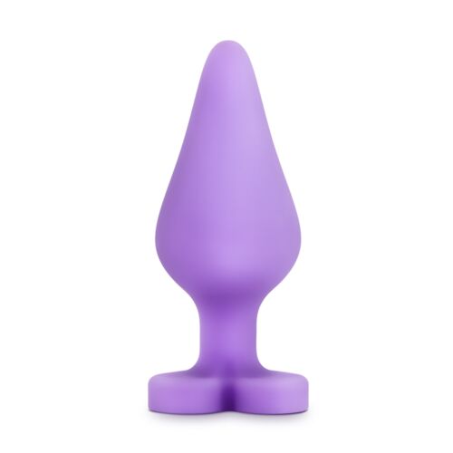 Анальна пробка PLAY WITH ME CANDY HEART FUCK ME PURPLE