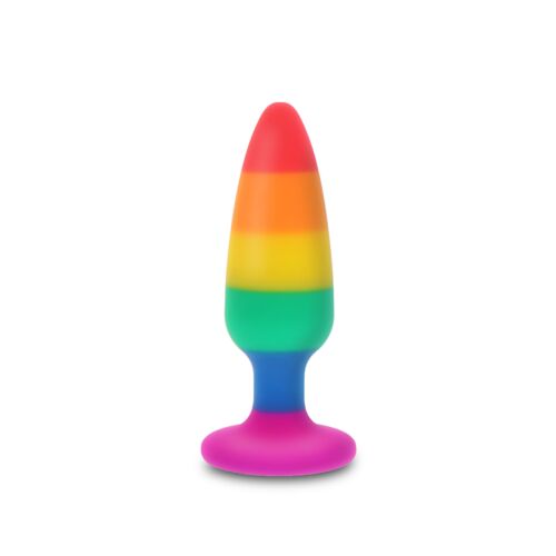 Анальна пробка TOY JOY Hunk Plug, L, різнокольорова, 13 х 3.9 см