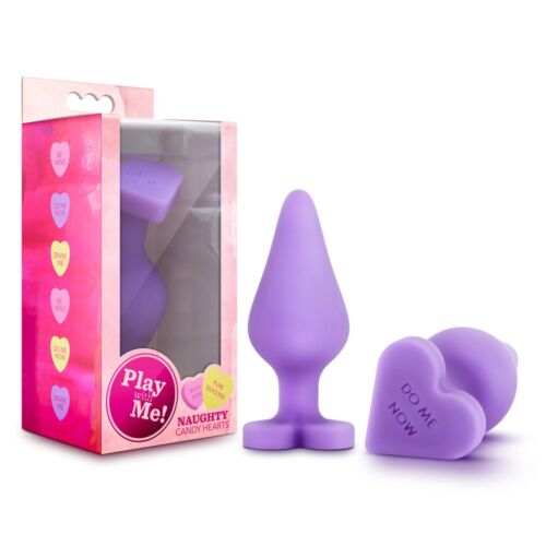 Анальна пробка PLAY WITH ME CANDY HEART DO ME PURPLE