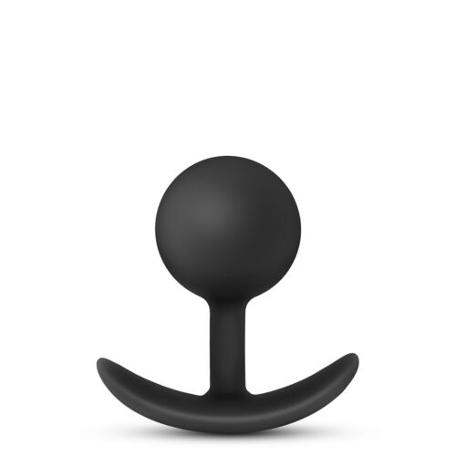 Анальний плаг Blush з внутрішнім кулькою Adventures Platinum Silicone Vibra
