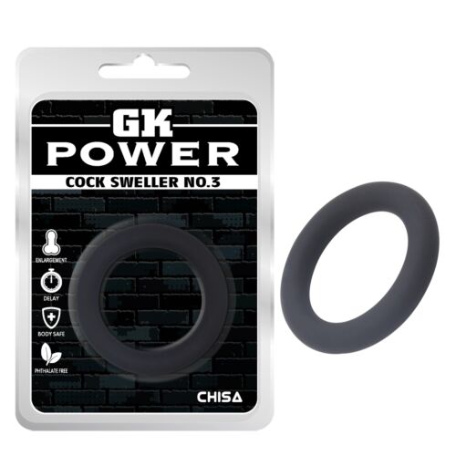 Ерекційне кільце Chisa GK Power N0.3, чорне