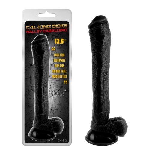 Фалоімітатор гігант на присосці Chisa Cal-king Dicks, чорний