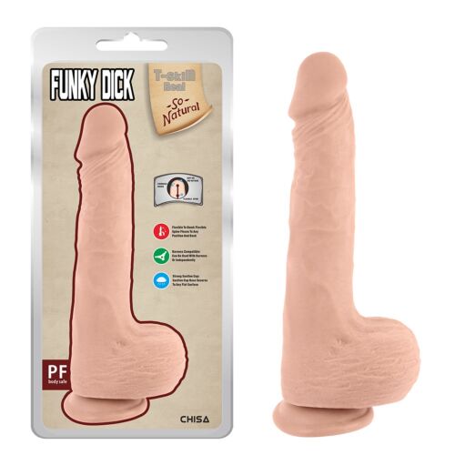 Фалоімітатор на присосці Chisa T-Skin Fanky Dick 25,5 см
