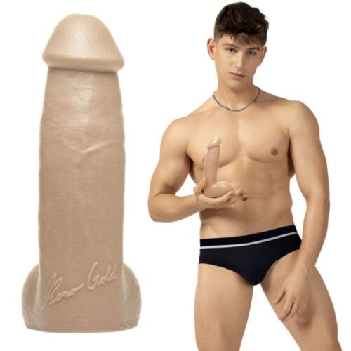 Фалоімітатор реалістичний Fleshjack Boys Reno Gold Dildo (RP), бежевий, 17.8 см х 4.6 см