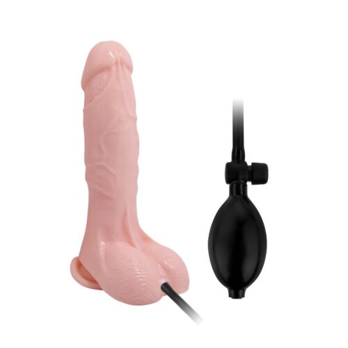 Фалоімітатор з накачуванням реалістичний Inflateable Dildo, 18.8 см