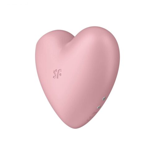 Кліторальний вакуумний вібратор Серце Satisfyer Cutie Heart, рожевий