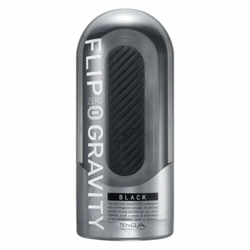 Мастурбатор зі зміною інтенсивності стимуляції FLIP ZERO GRAVITY BLACK