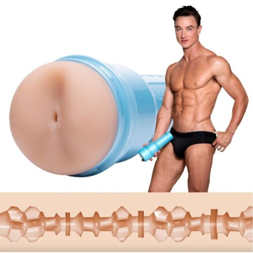 Мастурбатор попа з кібершкіри у колбі Fleshjack Boys Cade Maddox, тілесний