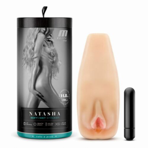 Мастурбатор з віброкулею M For Men Natascha реалістичний, 6.4 см х 17.8 см