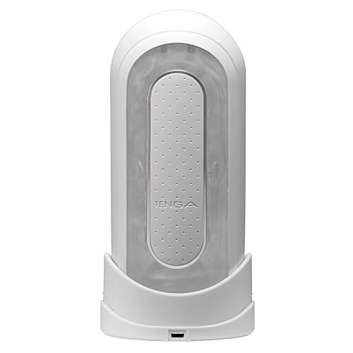 Мастурбатор нереалістичний із вібрацією Tenga Flip Zero білий