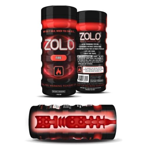 Мастурбатор у колбі Zolo Fire Cup, Red