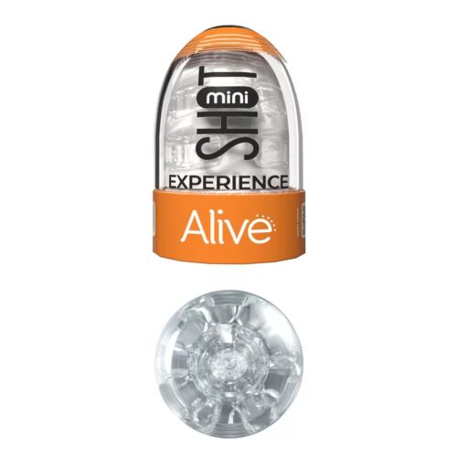 Міні мастурбатор Alive Mini Shot Experience прозорий
