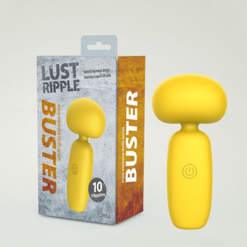 Міні-вібратор мікрофон Chisa Lust Ripple Buster, жовтий