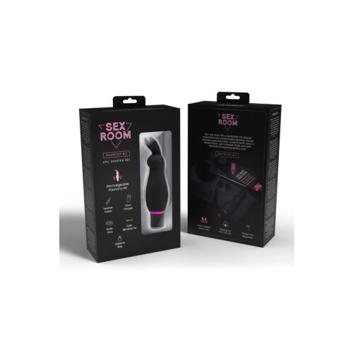 Набір аксесуарів для сексу Dream Toys Sex Room Raunchy, 6 предметів, чорний/рожевий