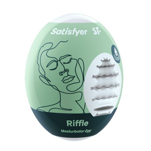 Самозмащувальний мастурбатор Satisfyer Masturbator Egg RIFFLE
