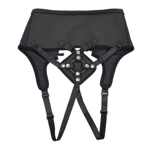 Трусики для страпону Sportsheets Corset з кільцевим кріпленням, чорні