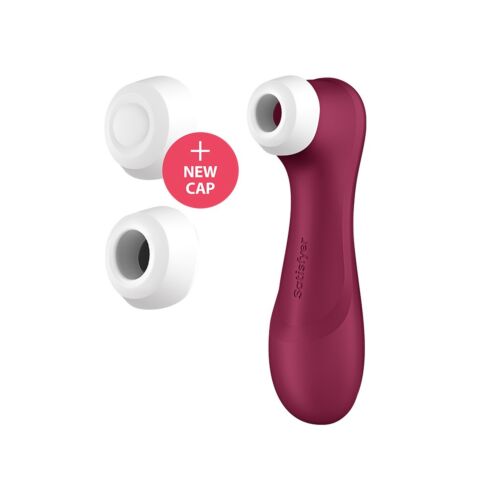 Вакуумний кліторальний стимулятор Satisfyer Pro 2 Generation 3 Satisfyer Liquid Air, бордовий