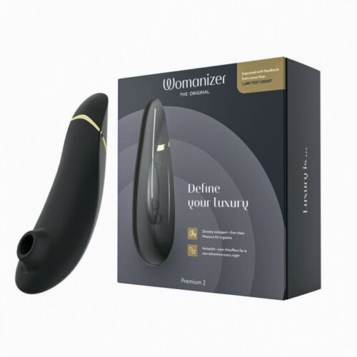 Кліторний вакуумний вібратор Womanizer Premium 2 чорний