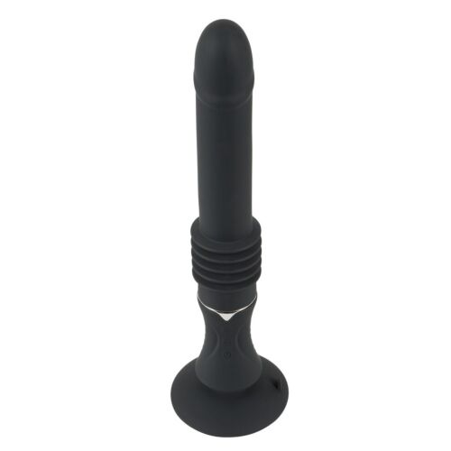 Вібратор із фрикціями реалістичний на присосці You2Toys чорний, 28.5 х 3.2 см