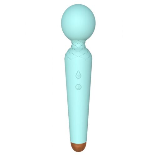 Вібро-мікрофон блакитний Rechargeable Power Wand USB 10 Functions