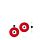 Набір ерекційних кілець STAY HARD Donut RINGS OVERSIZED RED