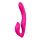 Безремневий страпон VIBES of LOVE REMOTE DOUBLE DIPPER