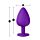 Анальна пробка TEMPTASIA BLING PLUG LARGE PURPLE