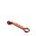 Dt21833 скляний фалоімітатор Dream Toys GLAMOUR GLASS RIBBED G-SPOT DILDO