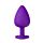 Анальна пробка TEMPTASIA BLING PLUG LARGE PURPLE