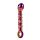 Dt21833 скляний фалоімітатор Dream Toys GLAMOUR GLASS RIBBED G-SPOT DILDO