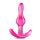 Анальний плаг B YOURS CURVY ANAL PLUG PINK