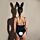 Анальна пробка у вигляді хвоста кролика Upko Rabbit Fur Bunny Tail Small Butt Plug з кролячого хутра