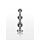 Анальна ялинка металева із кристалом Toy Joy Diamond Star Beads, Small